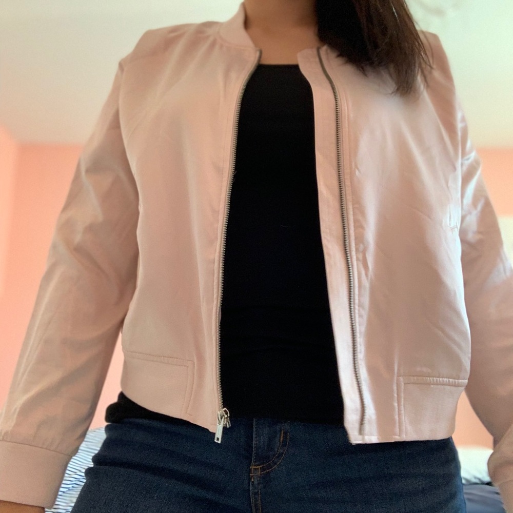 Pink Bomber Jacket